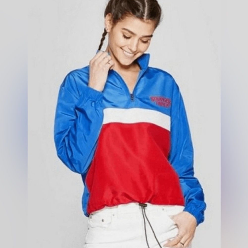 Stranger Things - Netflix Lightweight Windbreaker Women’s Size Large (NWOT)